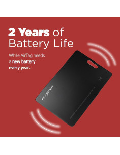 KeySmart SmartCard Lite - Cartera Rastreador Bluetooth Negro 2