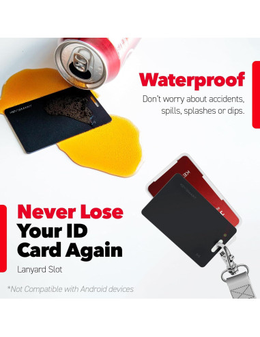 KeySmart SmartCard Lite - Cartera Rastreador Bluetooth Negro