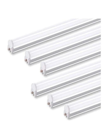 Barrina 6 Pack Luz LED T5 1.22m 2200lm 3000K Blanco Cálido