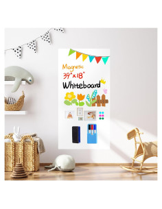 Papel Contacto Magnético GMEHAR 46x99 cm Pizarra Blanca Adhesiva