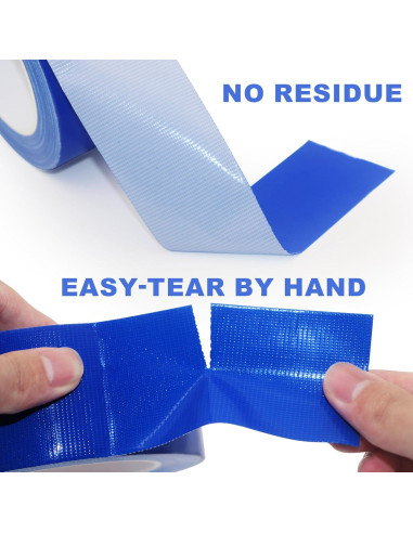 Cinta Adhesiva Azul 5cm x 29.27m Resistente al Agua Duradera