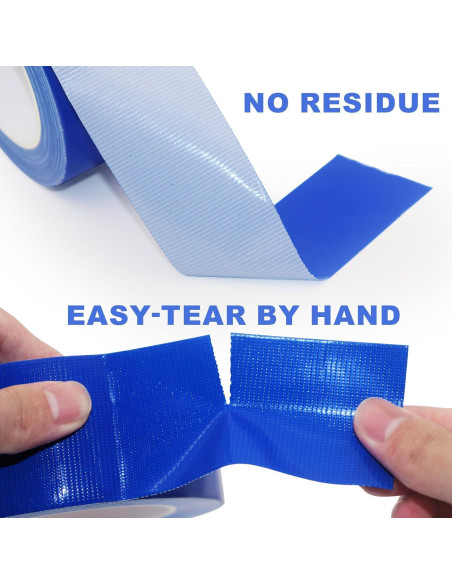Cinta Adhesiva Azul 5cm x 29.27m Resistente al Agua Duradera