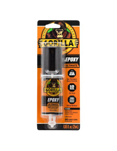 Gorilla Epoxy Ultimate 0.85oz Jeringa - Secado 10 Min, Impermeable
