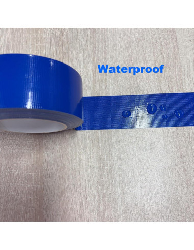 Cinta Adhesiva Azul 5cm x 29.27m Resistente al Agua Duradera