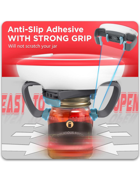 Abridor Eléctrico de Frascos Kitchek Shop KC13 - Ligero y Automático