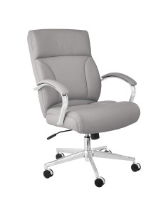 Silla de Oficina Ejecutiva Amazon Basics Gris 125kg Ajustable