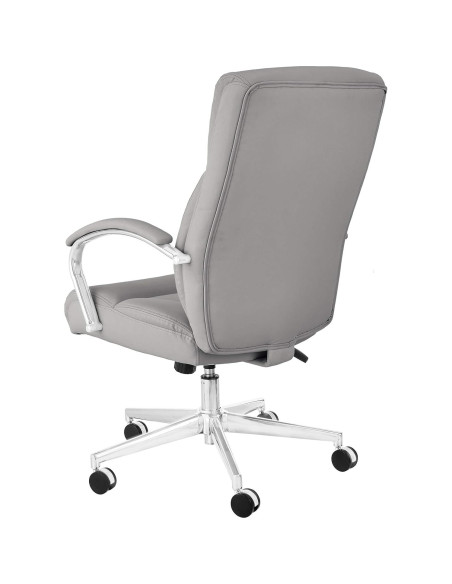 Silla de Oficina Ejecutiva Amazon Basics Gris 125kg Ajustable