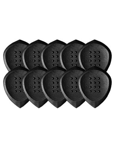 Puas de Guitarra Acoustik Attak STEALTH - Paquete de 10, Negro