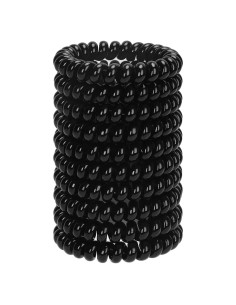 Laos de Cabelo Espirais JessLab, 10 Pcs, Cores Sortidas, 13.9 cm