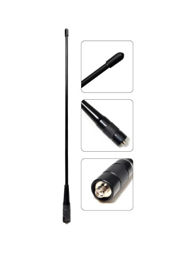 Antena GMRS UAYESOK SMA-Femenino 2.5dBi para Baofeng y BTECH