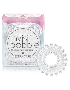 Gomas de Pelo Espirales Invisibobble - Paquete de 3 Transparentes