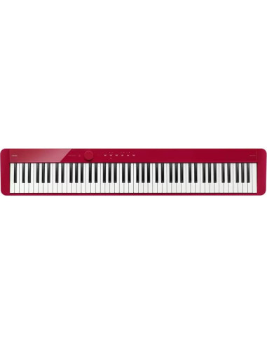 Piano Digital Casio Privia PX-S1100 Rojo con Accesorios