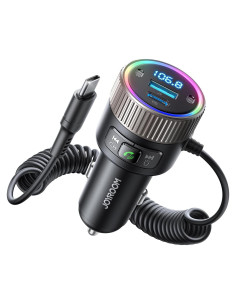 Transmisor FM Bluetooth 5.4 JOYROOM JR-CCB02 Cargador Rápido 60W