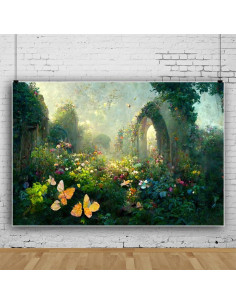 Fondo de Fotografía de Bosque de Cuento de Hadas 2.5x1.8m OFILA 2