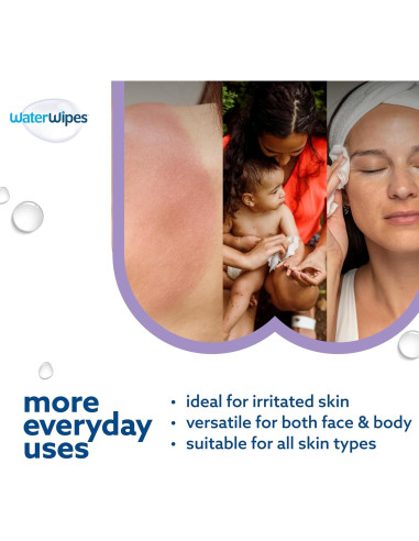 Toallitas Húmedas WaterWipes 360 Unidades Calmantes para Bebés