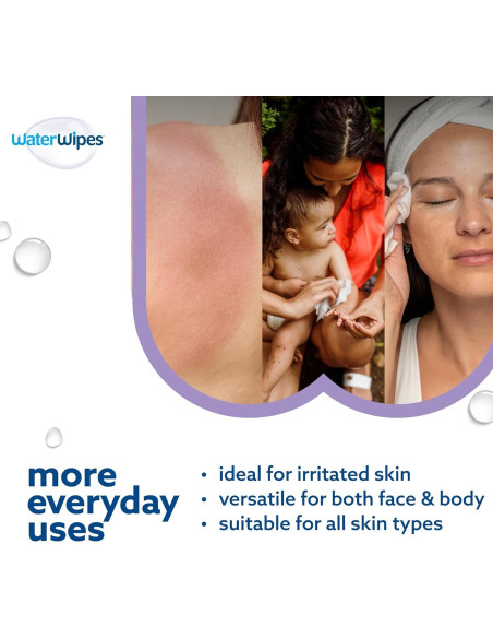 Toallitas Húmedas WaterWipes 360 Unidades Calmantes para Bebés