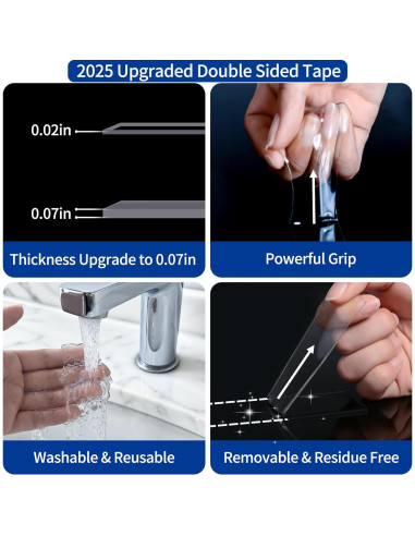 Cinta Doble Cara Nano Dntemr 6.1 Metros Alta Resistencia