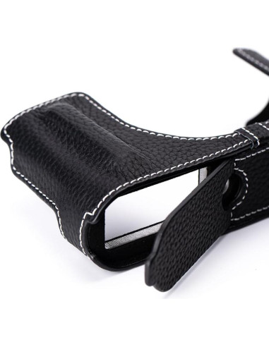 Funda de cámara de cuero vintage DBZZ para Leica D-Lux 8 - Negro