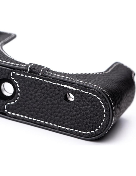 Funda de cámara de cuero vintage DBZZ para Leica D-Lux 8 - Negro