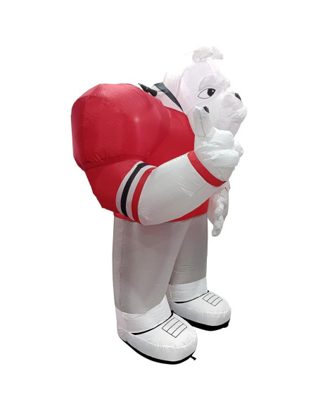 Mascota Inflable 7ft Logo Brands Bulldogs de Georgia LED