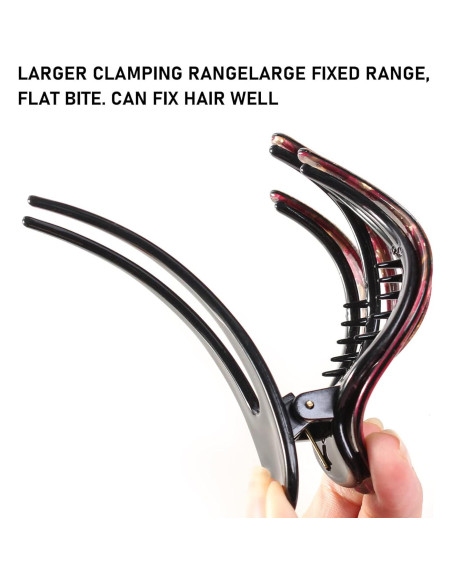 3 Pinzas para el Cabello Mistofu Concorde Francesa Antideslizantes