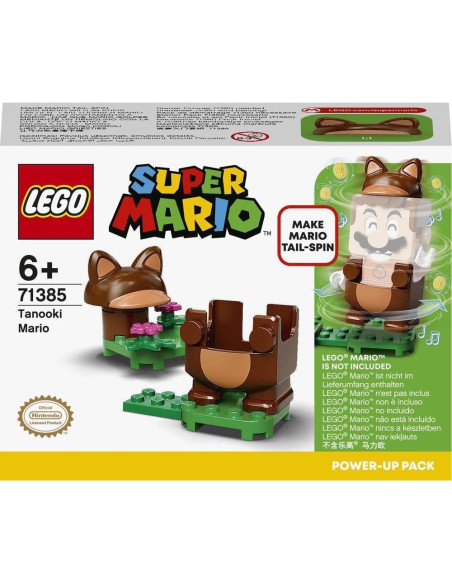 LEGO Super Mario Power Pack Mario Tanuki 71385 - Disfraz Interactivo