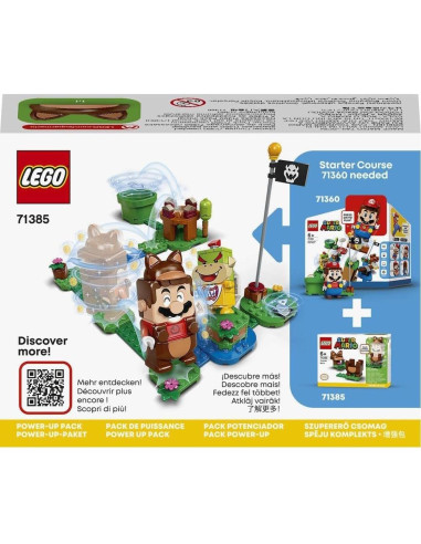 LEGO Super Mario Power Pack Mario Tanuki 71385 - Disfraz Interactivo