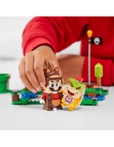 LEGO Super Mario Power Pack Mario Tanuki 71385 - Disfraz Interactivo