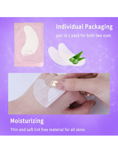 Parche Hidrogel para Ojos VEYES INC - 50 Pares Aloe Vera
