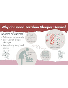 Conjunto de vestido de dormir para bebé 0-3 meses - Rosa y Rojo 2