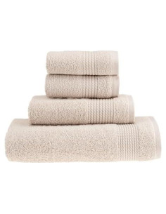 Juego de Toallas de Algodón HALLEY 4 Piezas Suaves y Absorbentes