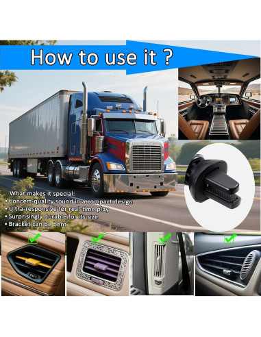 Cymbal de coche SCCUP 5.7" Oro para bateristas - Soporte ajustable