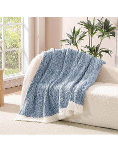 Manta WRENSONGE Lanzamiento Catiónico Azul 1.27x1.52m Suave 2