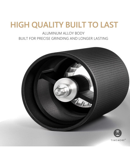 Molino de Café Manual TIMEMORE C3 ESP Negro - Acero Inoxidable