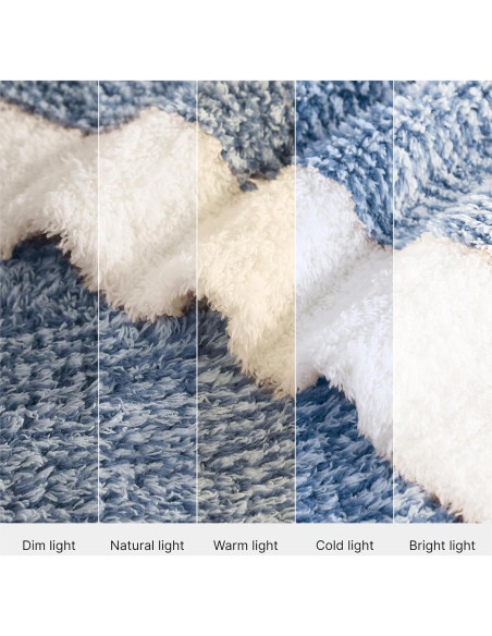 Manta WRENSONGE Lanzamiento Catiónico Azul 1.27x1.52m Suave