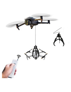 Garra mecánica para drones Amanely TF381 - Control remoto 1 km