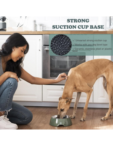 Inserto de Silicona para Cuencos de Perro DEWVIE - Pequeño Negro