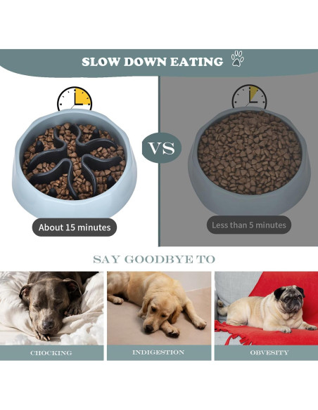 Inserto de Silicona para Cuencos de Perro DEWVIE - Pequeño Negro