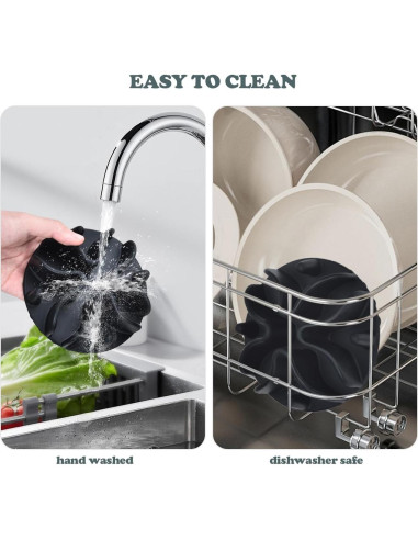 Inserto de Silicona para Cuencos de Perro DEWVIE - Pequeño Negro