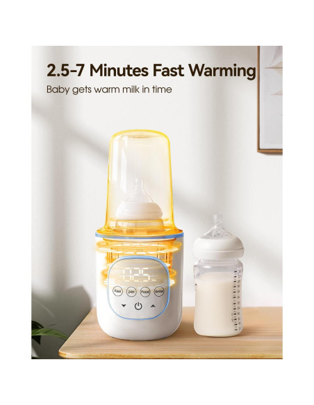 Calentador de Botellas LAREX 8 en 1 Digital Libre de BPA