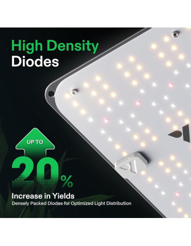 Luz de Cultivo LED VIVOSUN VS1000E 100W Espectro Completo