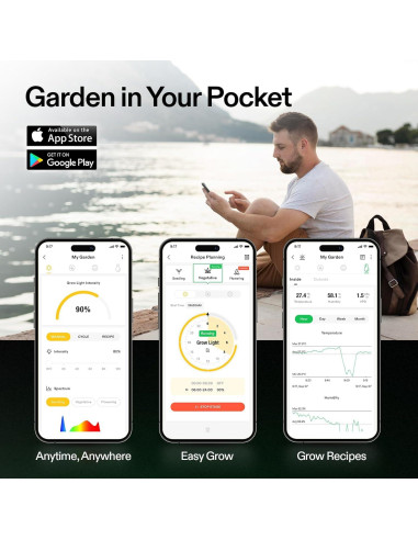 Luz de Cultivo LED VIVOSUN VS1000E 100W Espectro Completo