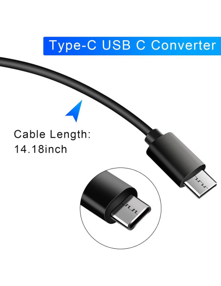 Convertidor Buck 12V/24V a 5V 3A Petutu USB Tipo-C