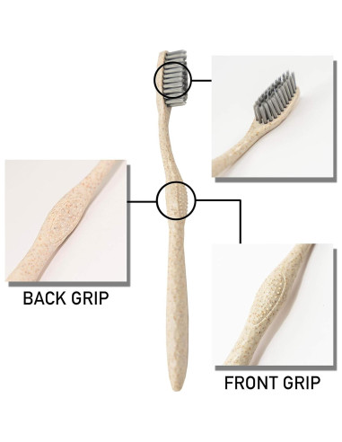 Cepillos de Dientes Biodegradables Bleeker y Rowe - 10 Unidades