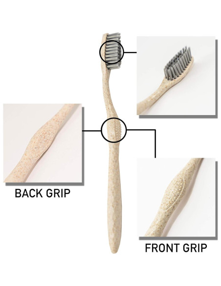 Cepillos de Dientes Biodegradables Bleeker y Rowe - 10 Unidades