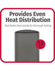 Bandeja para Galletas GoodCook 33x23 cm Antiadherente Acero 2