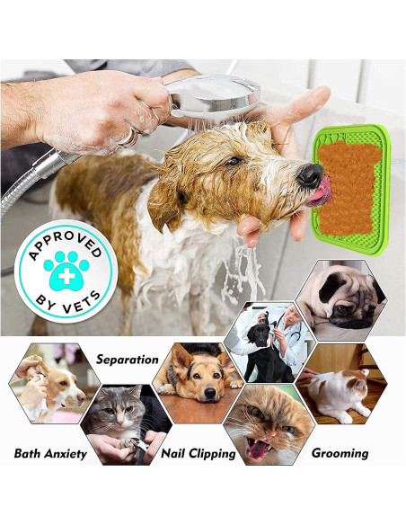 Alfombrillas de Lamer para Perros Kwispel 3 Pcs 20.8 cm