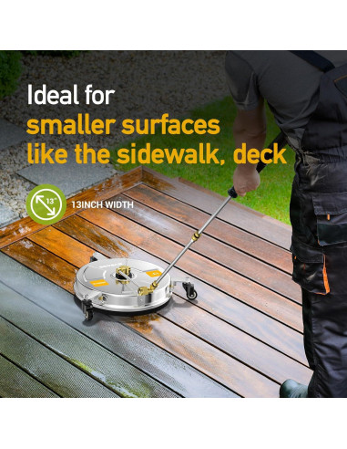 Limpiador de Superficies 2-en-1 EVEAGE 33cm para Lavadora a Presión