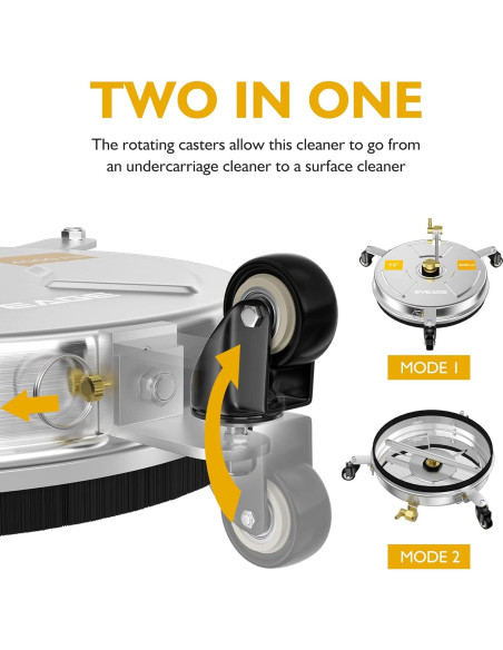 Limpiador de Superficies 2-en-1 EVEAGE 33cm para Lavadora a Presión