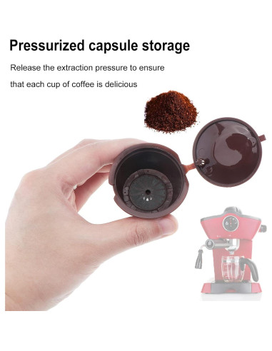 Cápsulas de Café Reutilizables TQEONKL para Nescafé Dolce Gusto